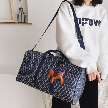 Τσάντα ταξιδιού από PU δέρμα, αδιάβροχη και ανθεκτική στη φθορά, με χωρητικότητα κάτω από 20 λίτρα, μοντέλο 2158