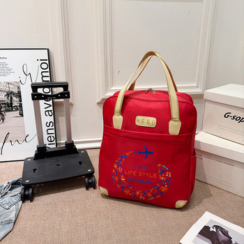 Τσάντα με ρόδες για ταξίδια, χωρητικότητα 36–55L, υλικό Oxford, γεωμετρικό σχέδιο, αστικός μινιμαλιστικός σχεδιασμός