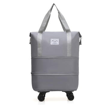 Τσάντα ταξιδιού με χωρητικότητα 36-55L, ύφασμα Oxford, αδιάβροχη με διαχωρισμό στεγνό-βρεγμένο, επεκτάσιμη και με ρόδες