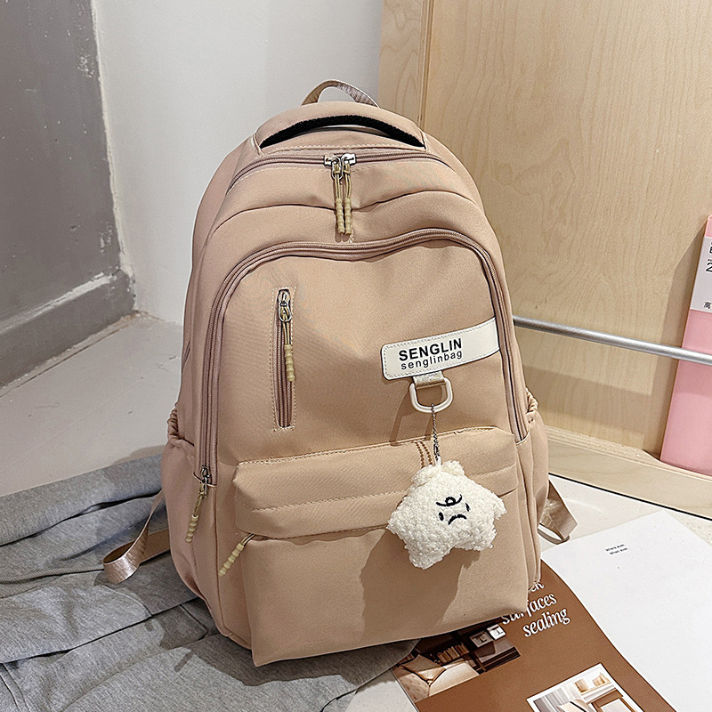 Nylon iskolai hátizsák, 20–35 L kapacitás, légáteresztő vállpántokkal és levegő párnázással mindennapi használatra
