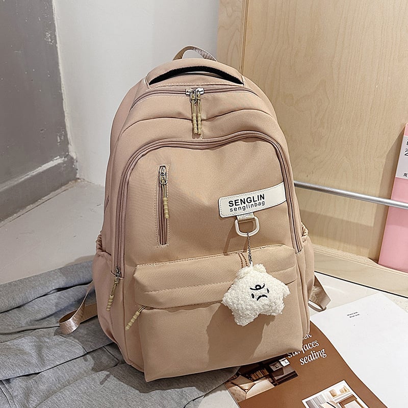 Nylon iskolai hátizsák, 20–35 L kapacitás, légáteresztő vállpántokkal és levegő párnázással mindennapi használatra