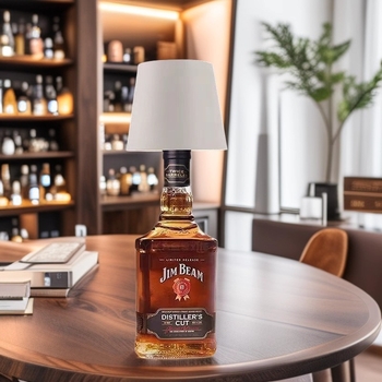 Plug-In svjetiljka za vino u bocu, modernan minimalistički dizajn za bar ili stol, plastični držač, do 36V, ukrasi i noćno svjetlo