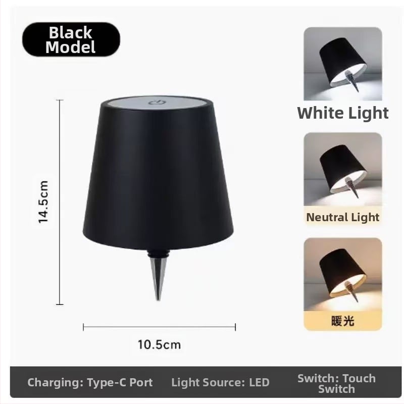 Plug-In svjetiljka za vino u bocu, modernan minimalistički dizajn za bar ili stol, plastični držač, do 36V, ukrasi i noćno svjetlo