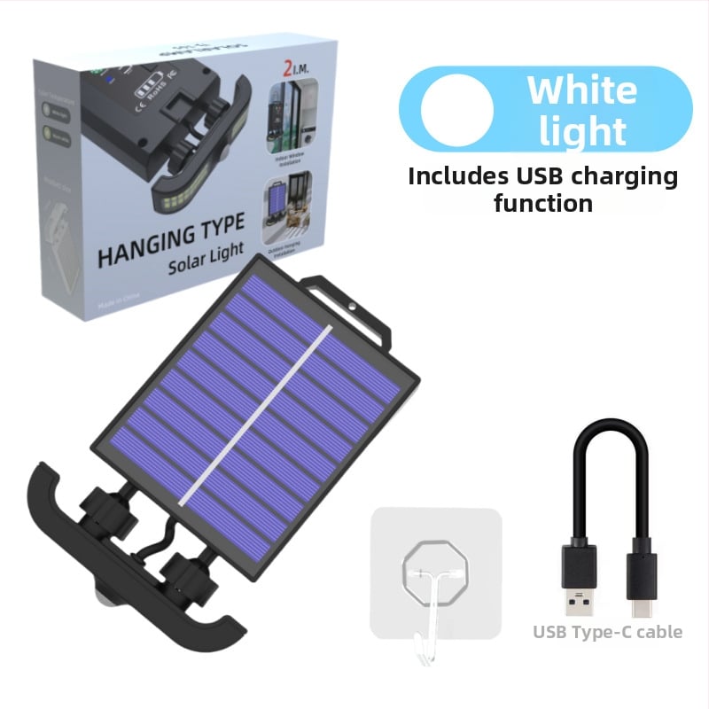 Lauko LED apšvietimas su klipu, saulės energija, modelis TJ85GY01, LED šviesos šaltinis, indukcinis jungiklis, veikimo laikas 6–12 val., šiuolaikiškas dizainas