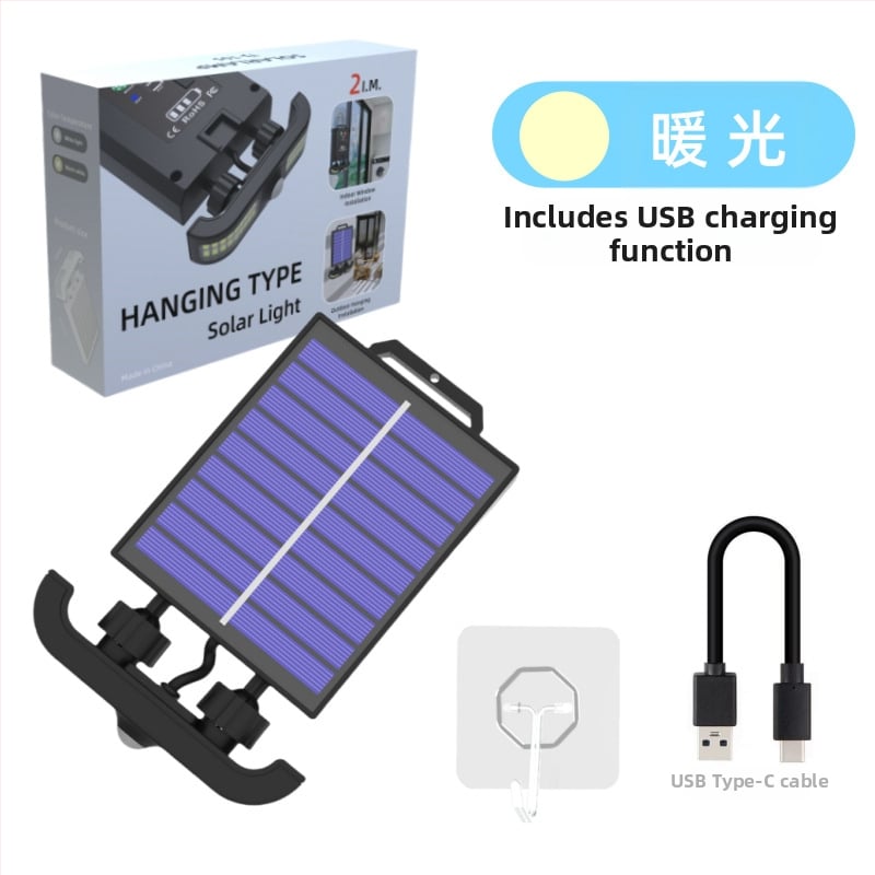 Lauko LED apšvietimas su klipu, saulės energija, modelis TJ85GY01, LED šviesos šaltinis, indukcinis jungiklis, veikimo laikas 6–12 val., šiuolaikiškas dizainas