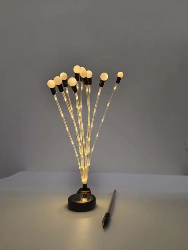 Saulės energijos kraštovaizdžio apšvietimas - Lauko atsparus vandeniui LED, ABS plastikas ir nerūdijantis plienas, Modelis Solar Firefly Light, Pritaikomas