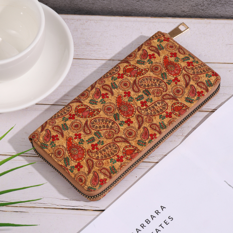 Πορτοφόλι PU με ριγέ μοτίβο και πολλαπλές θήκες καρτών — καθημερινή χρήση, αντί-κλοπή