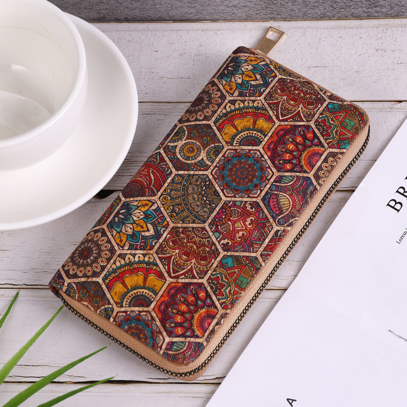 Πορτοφόλι PU με ριγέ μοτίβο και πολλαπλές θήκες καρτών — καθημερινή χρήση, αντί-κλοπή