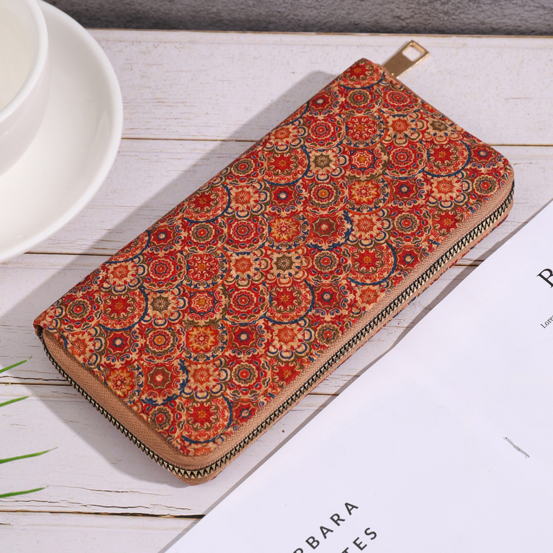 Πορτοφόλι PU με ριγέ μοτίβο και πολλαπλές θήκες καρτών — καθημερινή χρήση, αντί-κλοπή