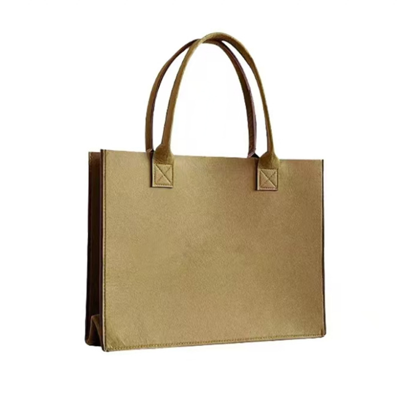 Torba od filca za poklon s otisnutim logom, lasersko graviranje, mogućnost prilagodbe, opušteni stil