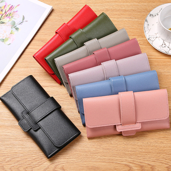 PU odinis moterų klutch su užraktu, kortelių kišenės ir vidinis ID langas, horizontalaus kvadrato formos dizainas