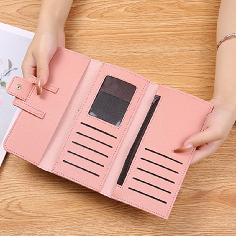 PU odinis moterų klutch su užraktu, kortelių kišenės ir vidinis ID langas, horizontalaus kvadrato formos dizainas