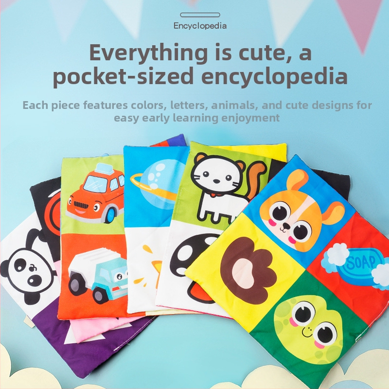 Montessori textilná hračka pre batoľatá na cvičenie prstov a senzorický rozvoj, 0–3 rokov; Značka Qing and; Balenie: v sáčku; Materiál: textil; Tréning: koordinácia ruka-oko, zmyslový rozvoj, emócie, komunikácia rodič-dieťa