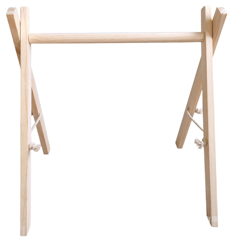 Beiduome Drveni bebi fitness stalak – nordičkog stila, interaktivna igračka za dojenčad 0–3 godine