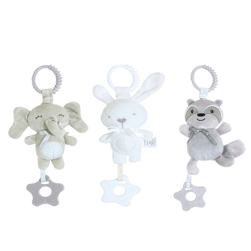 Beiduome Drveni bebi fitness stalak – nordičkog stila, interaktivna igračka za dojenčad 0–3 godine