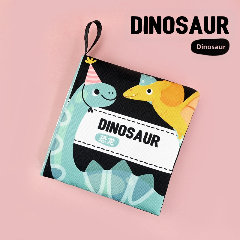 Книжка от плат за ранно образование за бебета (0–3 г.) — подпомага когнитивното и сетивното развитие, координацията ръка-око и сетивността, подходяща за дъвчене