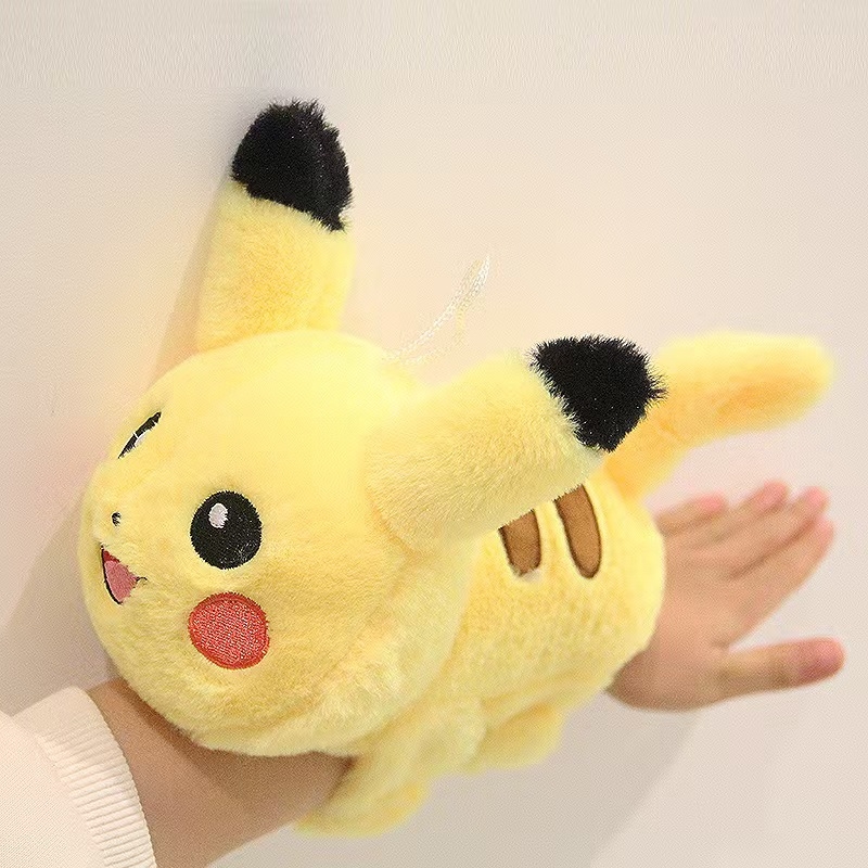 Kapibara pliušinis žaisliukas – apyrankė, užpildas PP medvilnė, labai minkštas trumpas pūkelių pliušas, 7–14 metų