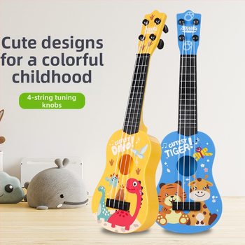 Πλαστικό παιδικό ukulele-παιχνίδι για παιδιά 4–6 ετών, μάρκα Mutual Treasure