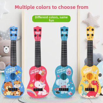 Πλαστικό παιδικό ukulele-παιχνίδι για παιδιά 4–6 ετών, μάρκα Mutual Treasure