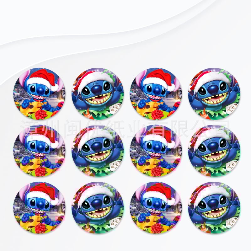 Pozivnice za zabavu s temom Stitch, naljepnice za kutije za tortu i pakiranje darova, vrećice za poslastice | Materijal: Papir | Oblik: Crtani životinja | Logo tiskano: OK | IP dozvola: Ne