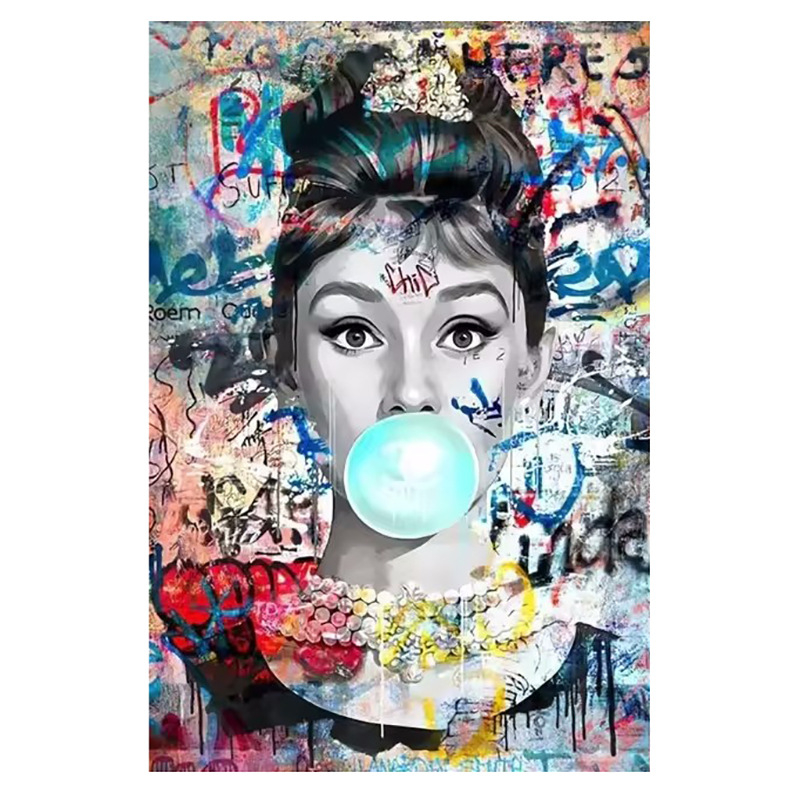 Pictură decorativă pe pânză fără ramă, inkjet imprimare pe pânză, stil modern minimalist, potrivită pentru living, dormitor și baie