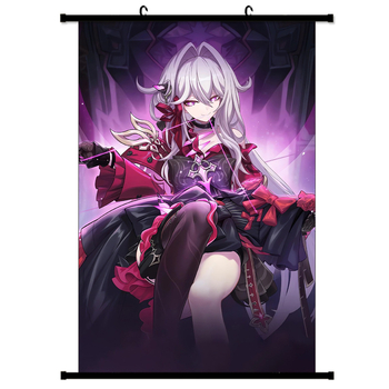 Διακοσμητικό τοίχου πόστερ με Honkai: Star Rail, στυλ καρτούν, τοποθέτηση χωρίς πλαίσιο, πλαστική βάση, κατάλληλο για σαλόνι, υπνοδωμάτιο και μελέτη