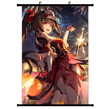 Διακοσμητικό τοίχου πόστερ με Honkai: Star Rail, στυλ καρτούν, τοποθέτηση χωρίς πλαίσιο, πλαστική βάση, κατάλληλο για σαλόνι, υπνοδωμάτιο και μελέτη