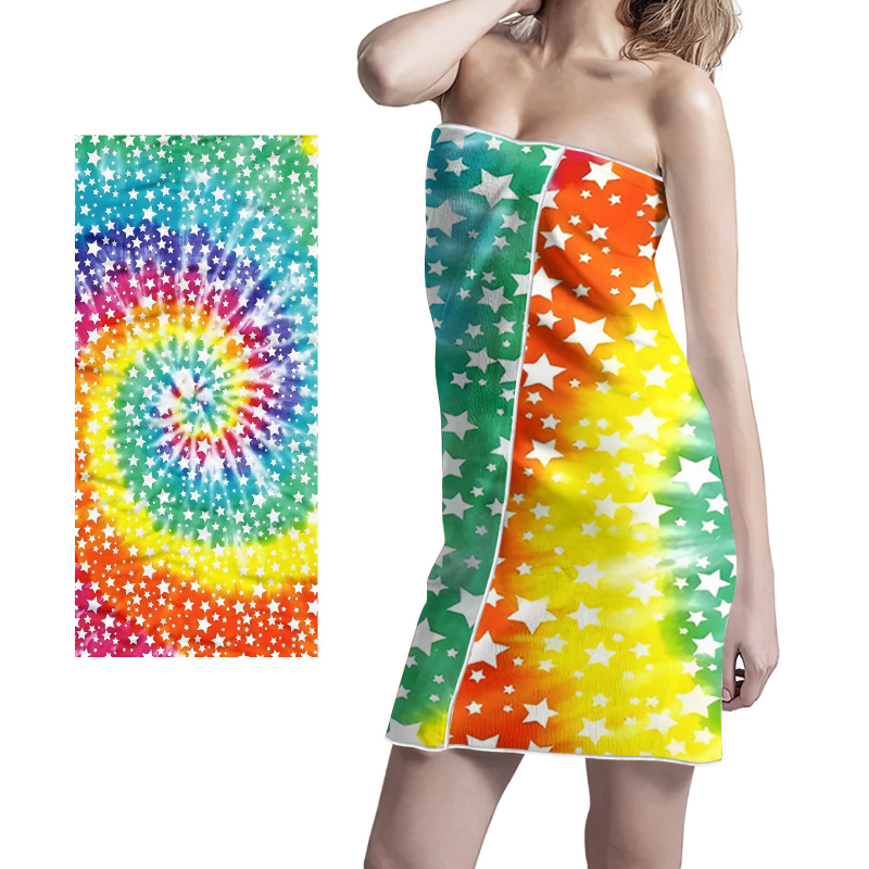 Mikropluošto vonios/rankšluostis – geometrinis gyvūnų raštas, 200–300 g, 16 siūlų, spausdinimo procesas