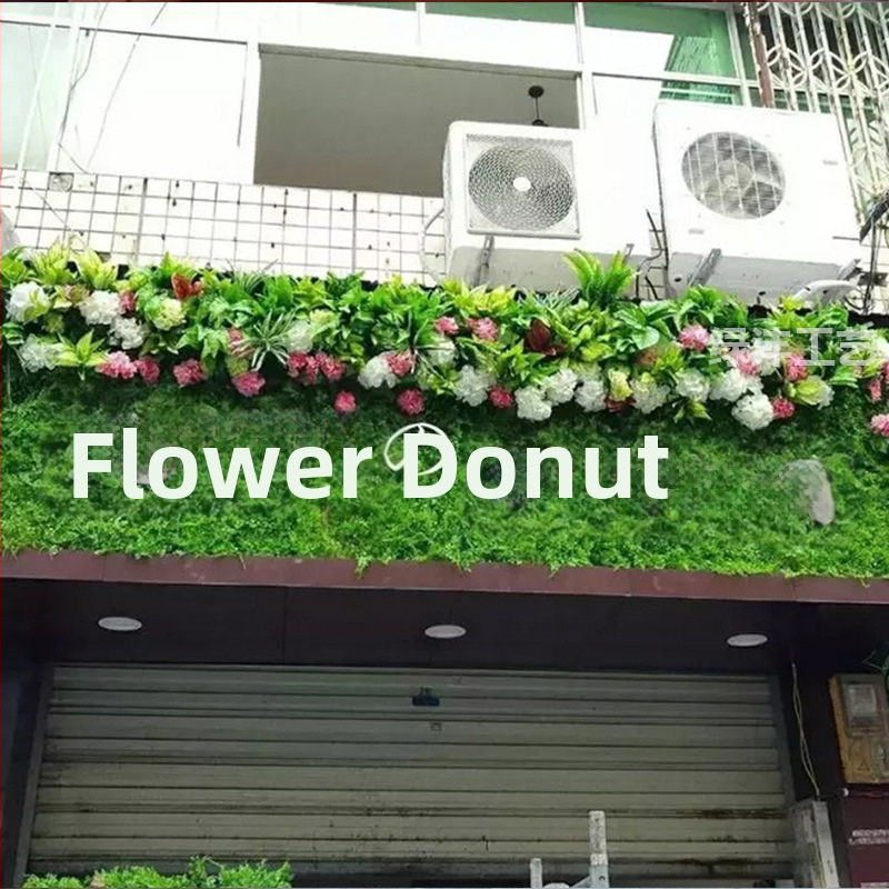 Dirbtinių augalų sienos fono dekoras parduotuvei — Green Craft, plastikas, injekcinis liejimas, įvairovė: Žalias ridikas, Panaudojimas: Dekoras, Lauko naudojimas, Vestuvės, Fotografijos rekvizitas