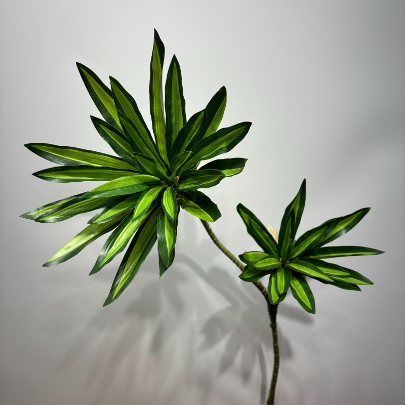 Dirbtinis plastmasinis augalas vazonėlyje, 3-šakė lilija su bambuku, plastikas, šilkografija, veislė 2243212999, lauko naudojimui, nuotraukų rekvizitai ir namų dekorui