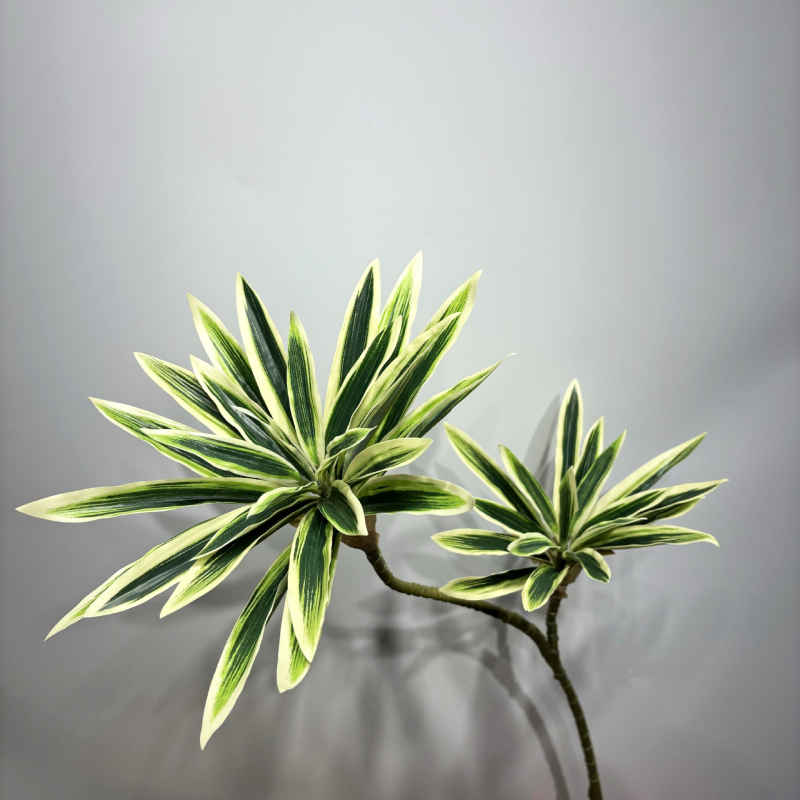 Dirbtinis plastmasinis augalas vazonėlyje, 3-šakė lilija su bambuku, plastikas, šilkografija, veislė 2243212999, lauko naudojimui, nuotraukų rekvizitai ir namų dekorui