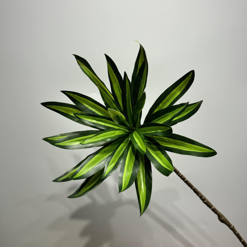 Dirbtinis plastmasinis augalas vazonėlyje, 3-šakė lilija su bambuku, plastikas, šilkografija, veislė 2243212999, lauko naudojimui, nuotraukų rekvizitai ir namų dekorui