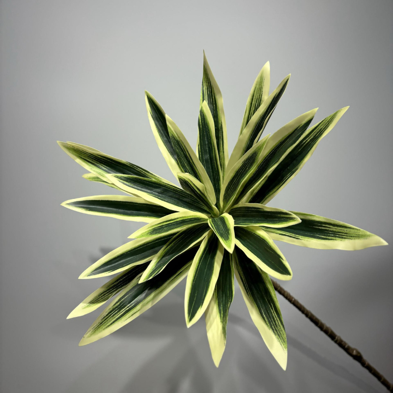 Dirbtinis plastmasinis augalas vazonėlyje, 3-šakė lilija su bambuku, plastikas, šilkografija, veislė 2243212999, lauko naudojimui, nuotraukų rekvizitai ir namų dekorui