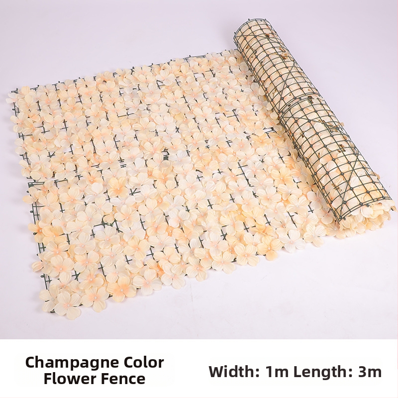 Dirbtinė tvora su žaliais pothoso lapais balkonui ir kiemui, plastikas, 50 cm aukštis