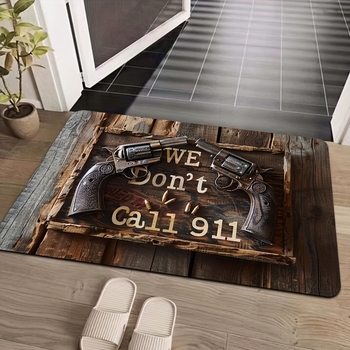 Poliesterio pluošto įėjimo kilimėlis, kvadratinės formos, spausdinimo motyvas su piešiniu, galima pritaikyti