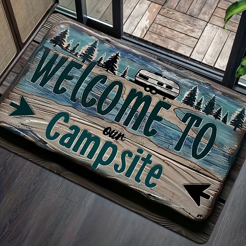 Poliesterio pluošto įėjimo kilimėlis, kvadratinės formos, spausdinimo motyvas su piešiniu, galima pritaikyti