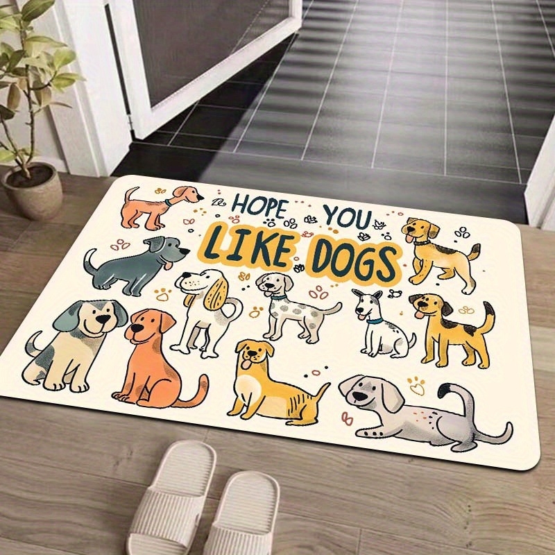 Poliesterio pluošto įėjimo kilimėlis, kvadratinės formos, spausdinimo motyvas su piešiniu, galima pritaikyti