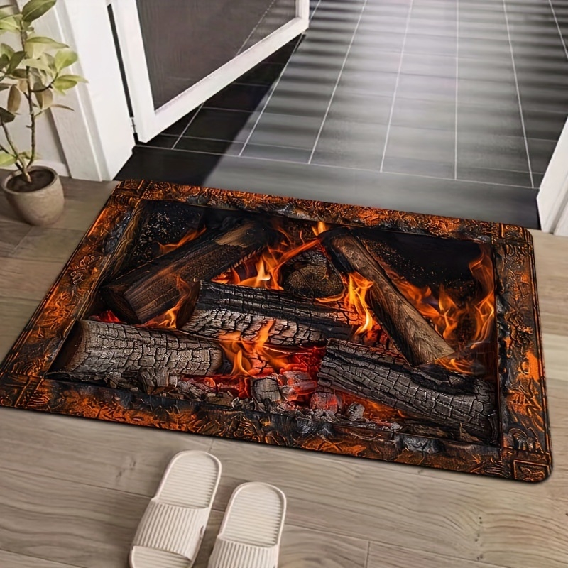 Poliesterio pluošto įėjimo kilimėlis, kvadratinės formos, spausdinimo motyvas su piešiniu, galima pritaikyti