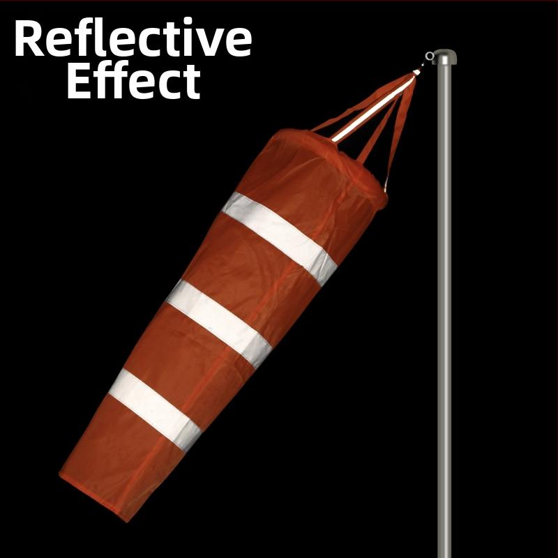 Ветропоказател от неръждаема стомана за външна употреба, луминесцентна и рефлективна повърхност, модел 002