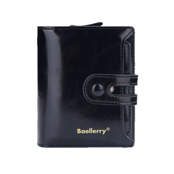 Женски портфейл за карти от PU кожа — ултра лек, водоустойчив, система против кражба, подплата от полиестер