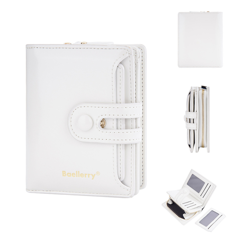 Женски портфейл за карти от PU кожа — ултра лек, водоустойчив, система против кражба, подплата от полиестер