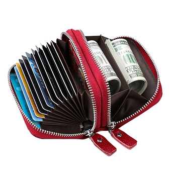 Θήκη καρτών από γνήσιο δέρμα, σχέδιο με 1 πτυχή, μοντέλο KB81, εσωτερική επένδυση πολυεστέρα