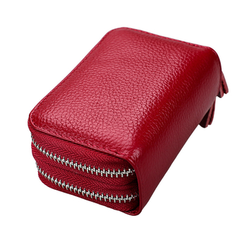 Θήκη καρτών από γνήσιο δέρμα, σχέδιο με 1 πτυχή, μοντέλο KB81, εσωτερική επένδυση πολυεστέρα