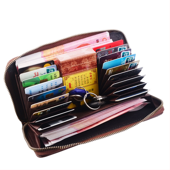 Μακρύς κάτοχος καρτών για γυναίκες – Κορεατικού στυλ, Μεγάλη χωρητικότητα, Συνθετικό δέρμα, Μονόχρωμο σχέδιο, Επαγγελματικό clutch (Συνθετικό δέρμα; Μονόχρωμο σχέδιο; Για γυναίκες; Επαγγελματικό)