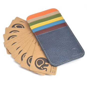 Θήκη καρτών, 12 θέσεις για κάρτες, γνήσιο δέρμα αγελάδας, ανθεκτικό στη φθορά, κατάλληλη για άνδρες και γυναίκες, μάρκα Small Circle Elephant