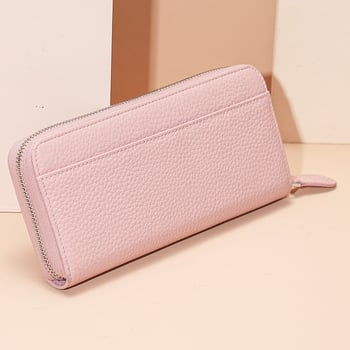 Ženski kožni clutch novčanik, model LBT-8208K, anti-krađa funkcija, mikrovlakana podstava, svjež i sladak stil