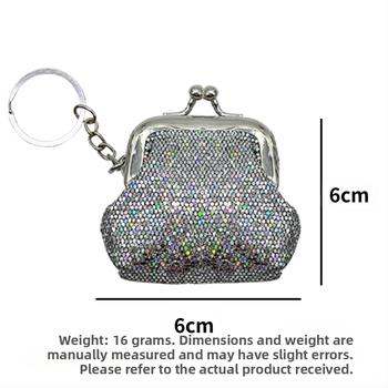 Női érmés pénztárca — vászon anyag, szabadidős utazási stílus, márka Cicy/fine