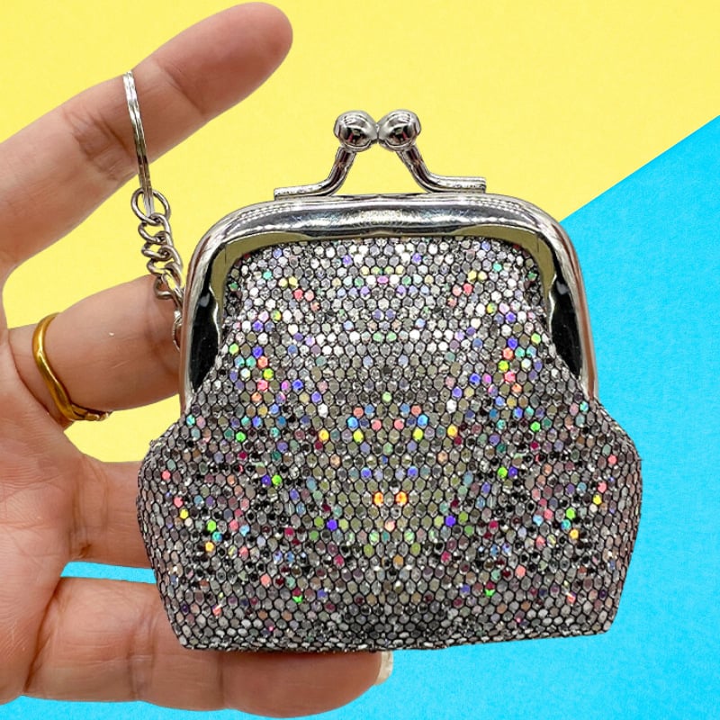 Női érmés pénztárca — vászon anyag, szabadidős utazási stílus, márka Cicy/fine