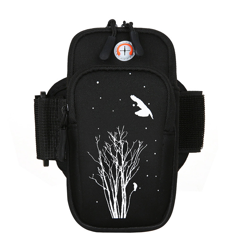 Telefona rokassoma skrējienam — ultra viegla, neilons, ģeometrisks raksts, ārējiem sporta veidiem