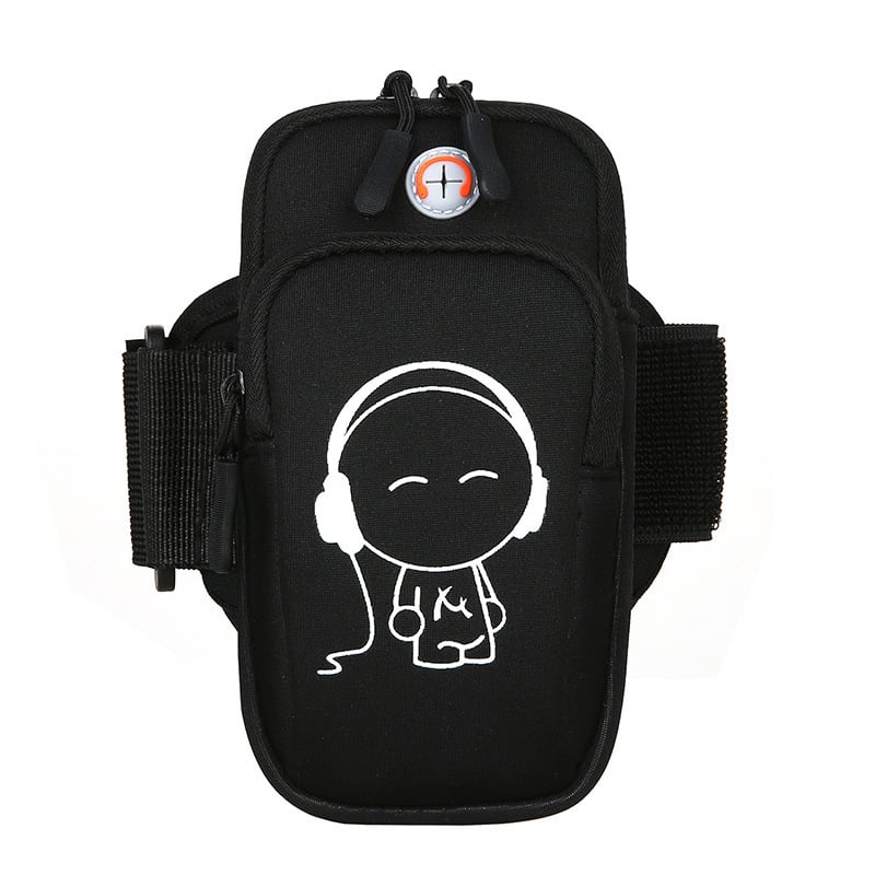 Telefona rokassoma skrējienam — ultra viegla, neilons, ģeometrisks raksts, ārējiem sporta veidiem